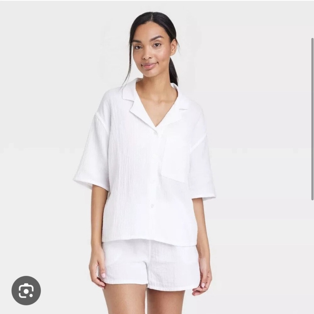 Stars Above Women's White Sleepwear Set